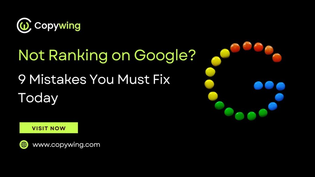 why website is not ranking