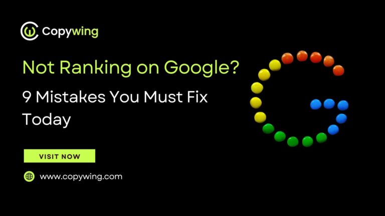 why website is not ranking