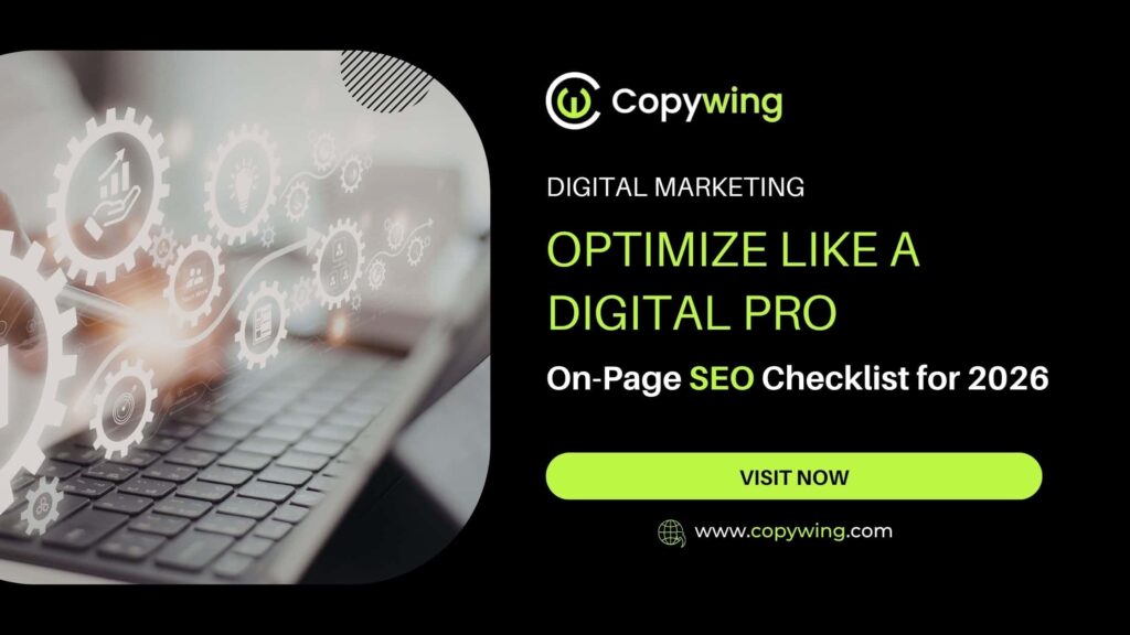 on page seo checklist